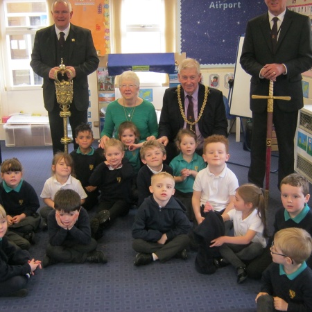 Mayoral visit to Warwick Bridge School - March 2023