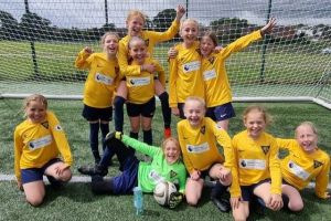 Girls Football at Harraby - June 2024
